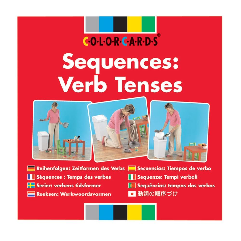 Speechmark ColorCards Sequences Verb Tenses From ColorCards