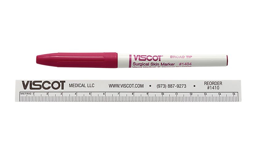 Viscot Medical Supply - Tattoo Skin Markers - Green Hand tattooing Tool Pen  - Package Size Available