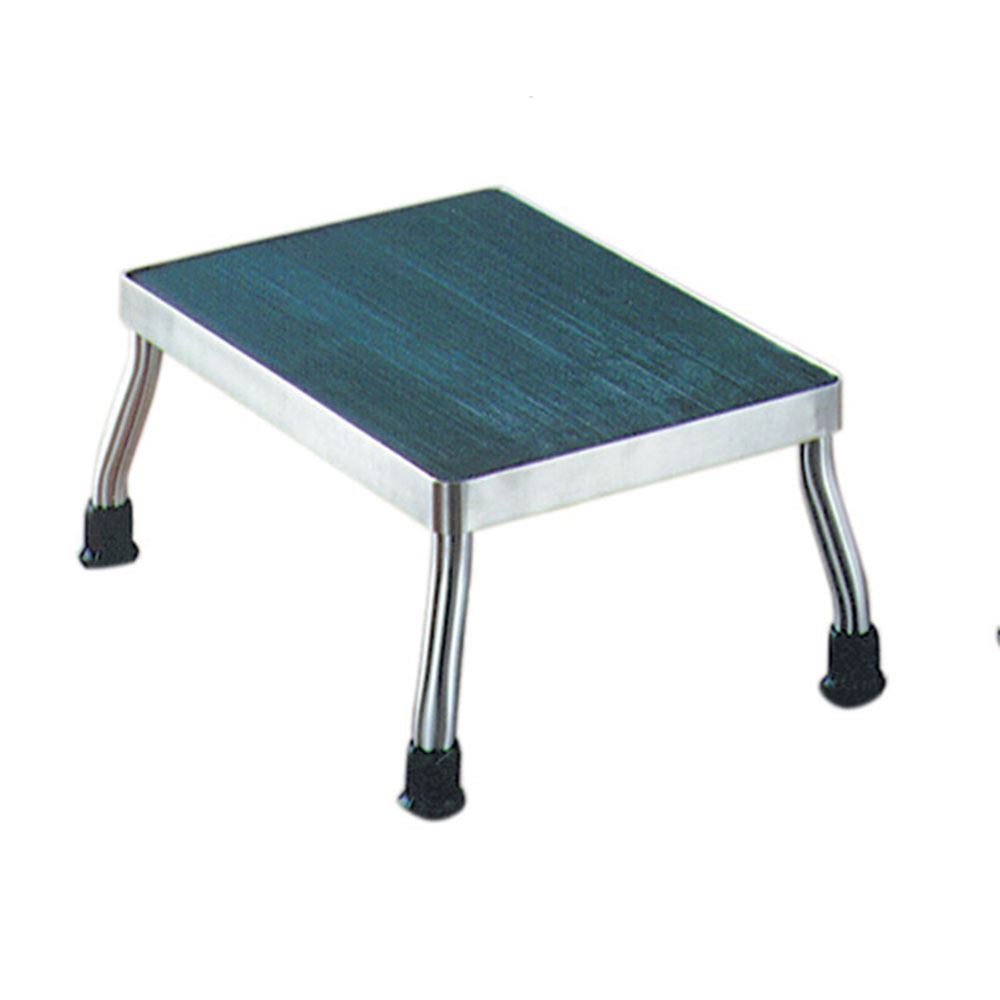 Heavy-Duty Stainless Steel Foot Stool - 12 X 18 - UMF Medical