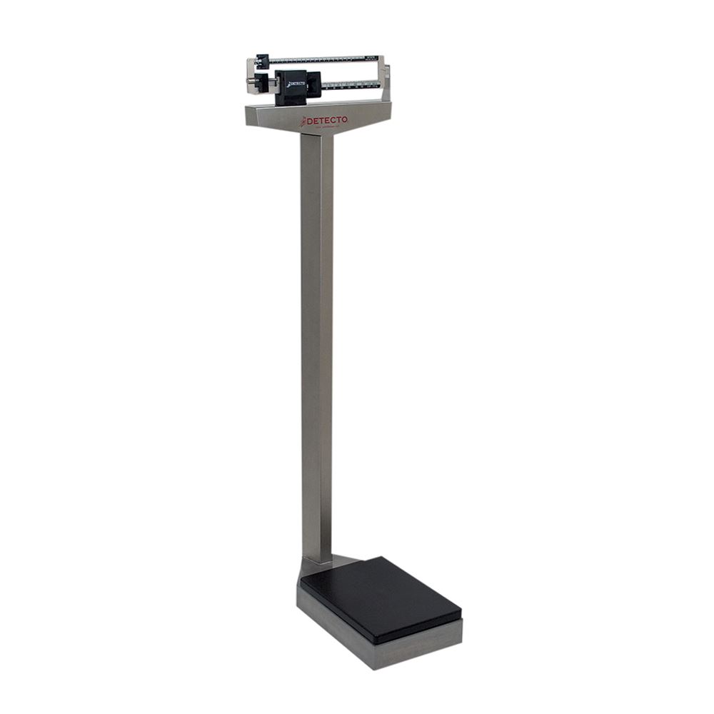 Detecto Digital Platform Bariatric Scale with Mechanical Height Rod –  HelpMedicalSupplies