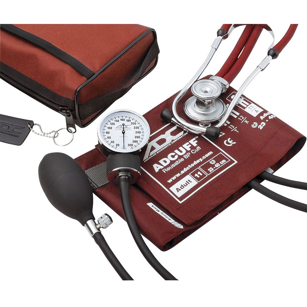 Doctors Bag With Stethoscope And Blood Pressure Monitor Stock