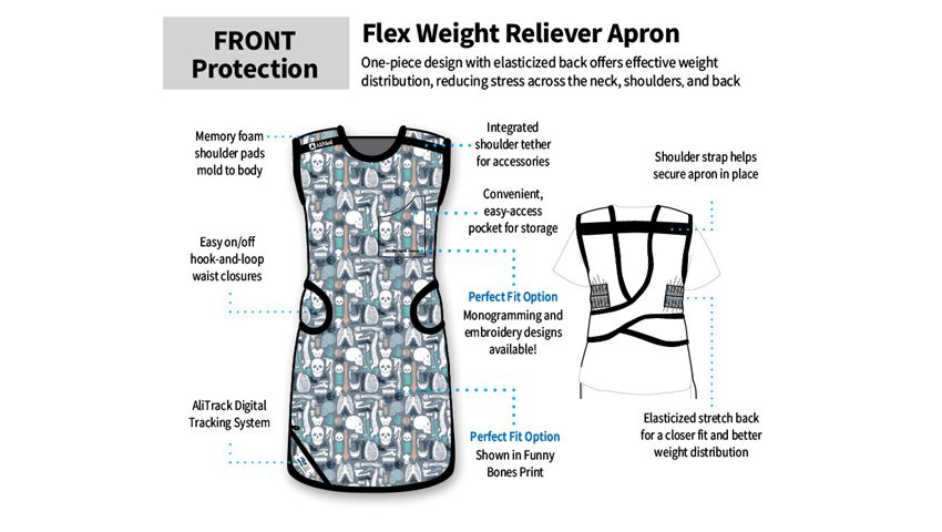 AliMed® Perfect Fit™ Flex Weight Reliever Apron, Male