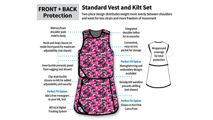 AliMed® Perfect Fit™ Vest and Kilt, Female