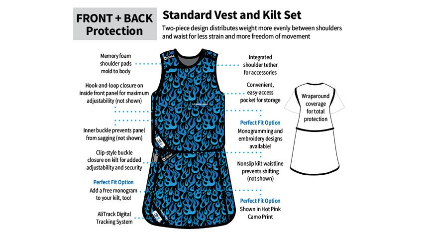 AliMed® Perfect Fit™ Vest and Kilt, Male