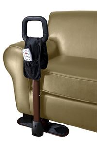 Couch Cane Safety Handle with Pouch