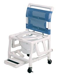 Healthline® Deluxe PVC Shower Commode Chair