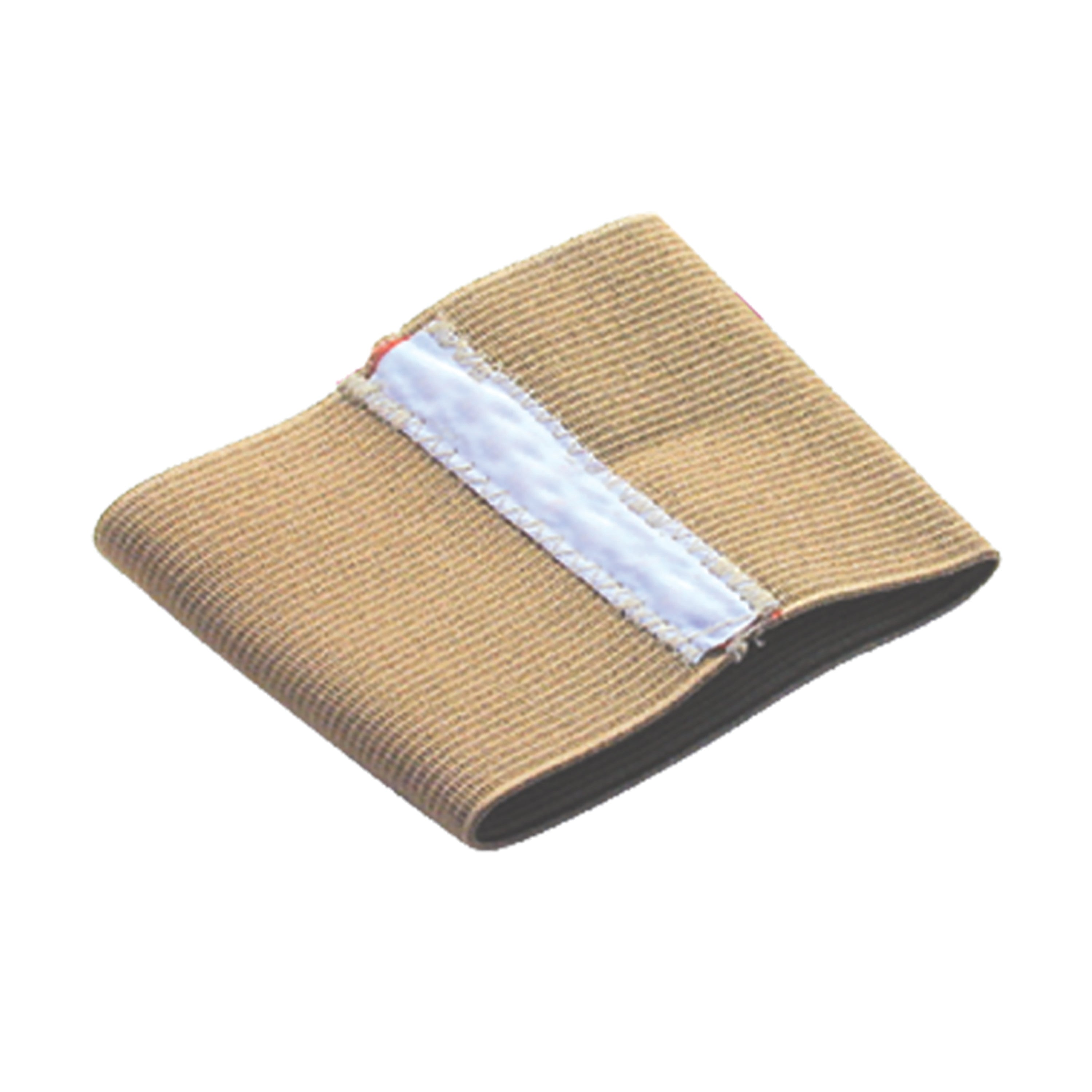 The PediFix Arch Support Bandage is a beige elastic band with a white strip, designed to support and relieve foot arch pain.