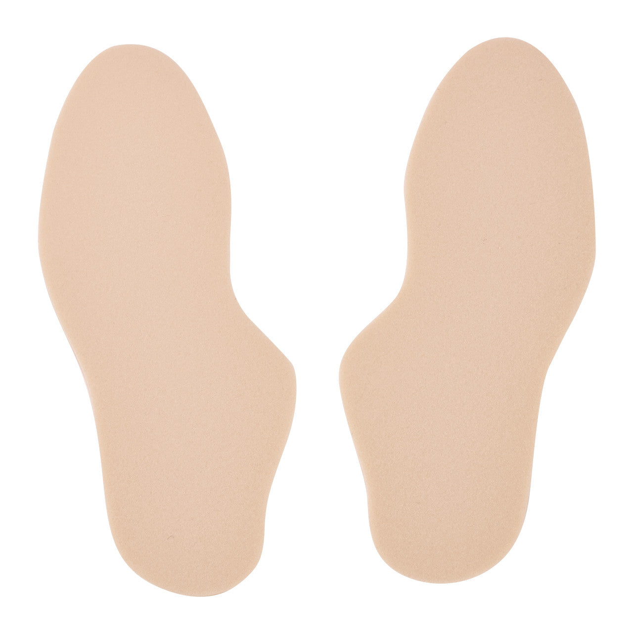 Two beige AliMed Plastazote Insoles are shown side by side against a white background.