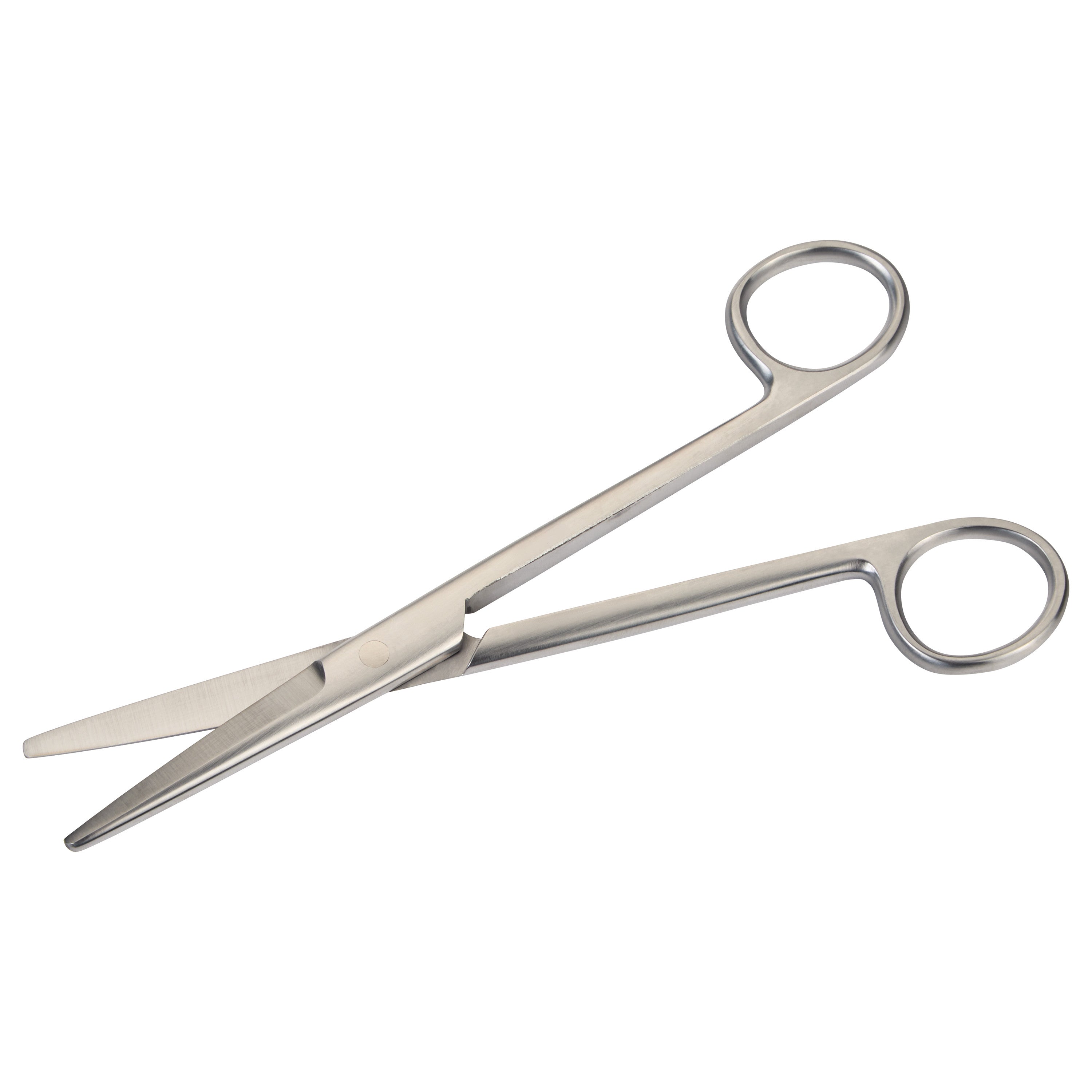 Mayo Dissecting Scissors made of stainless steel with blunt tips, featuring looped handles, shown against a white background.