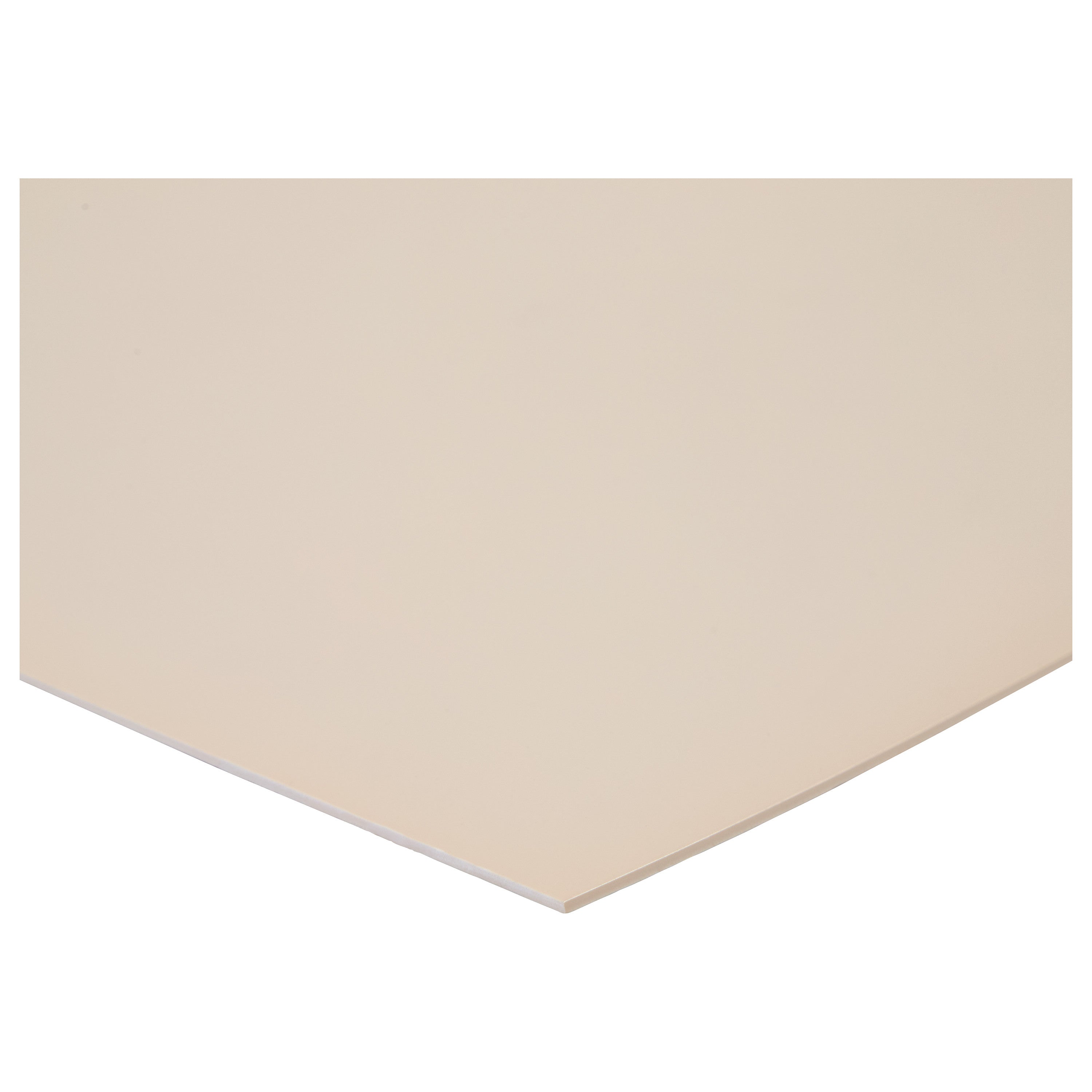 AliMed Multiform Plastic Thermoplastic Splinting Material in beige, shown as a flat sheet with angled edges on a white background.