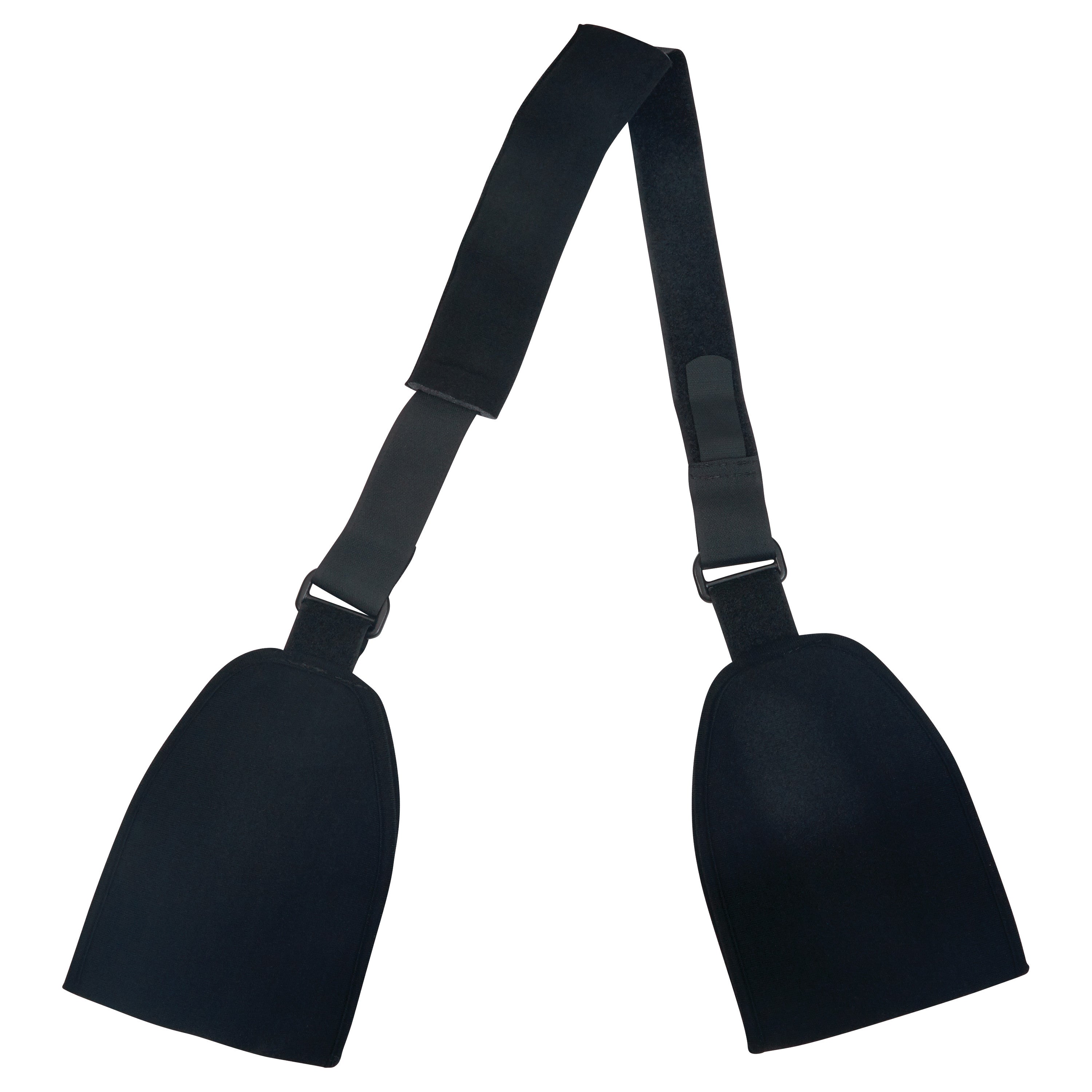 Adjustable CVA Sling with two wide black neoprene straps and fasteners, designed for comfortable support and ease of use.