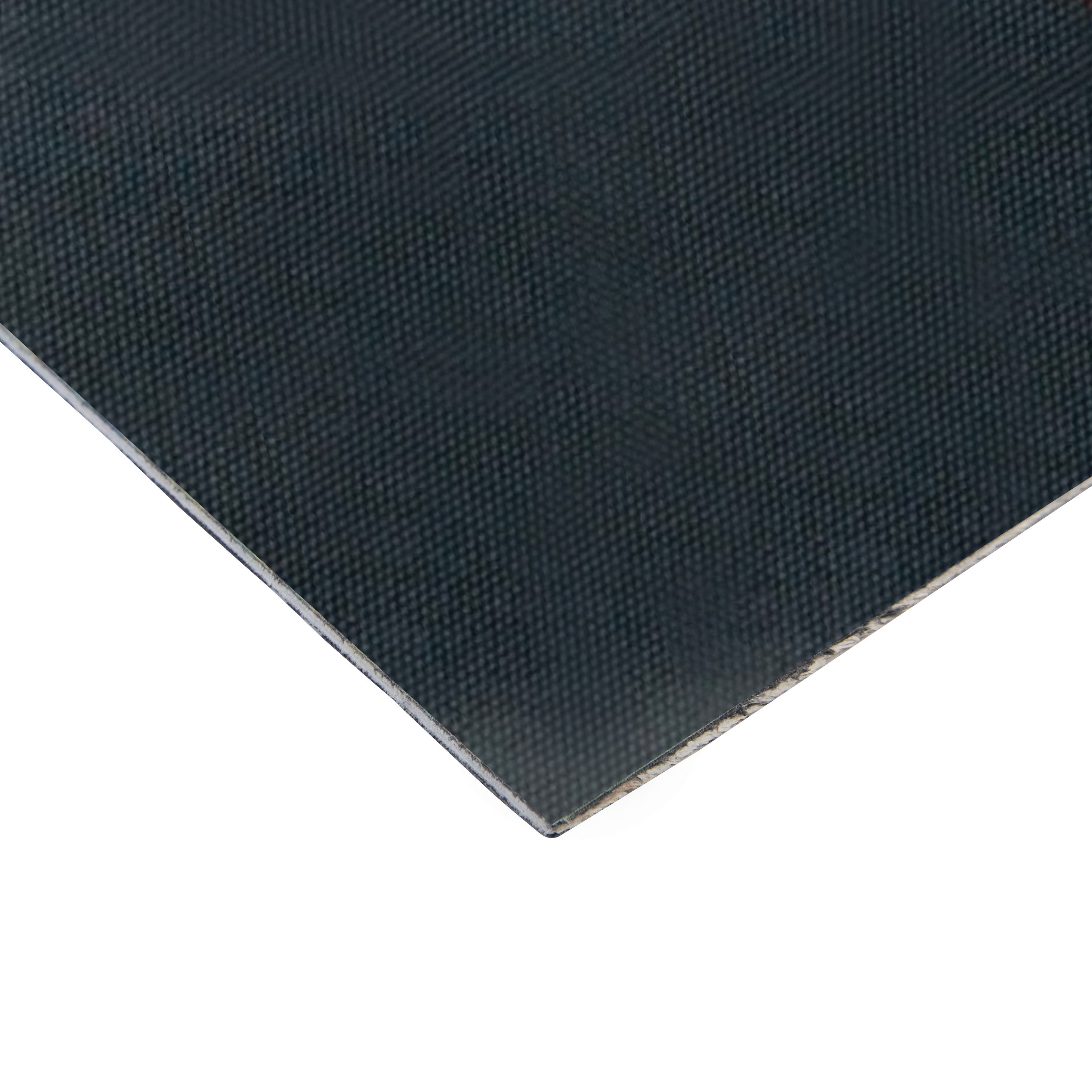 A close-up of the Aetrex Carboplast Composite Sheet featuring a colorful geometric pattern with red, blue, and green tones.
