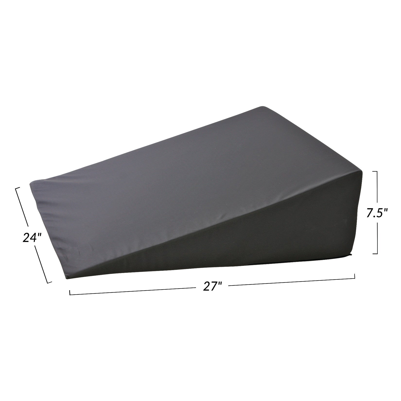The AliMed Bariatric Anti-Reflux Elevating Bed Wedge is a gray foam wedge with dimensions 27x24x7.5 inches.