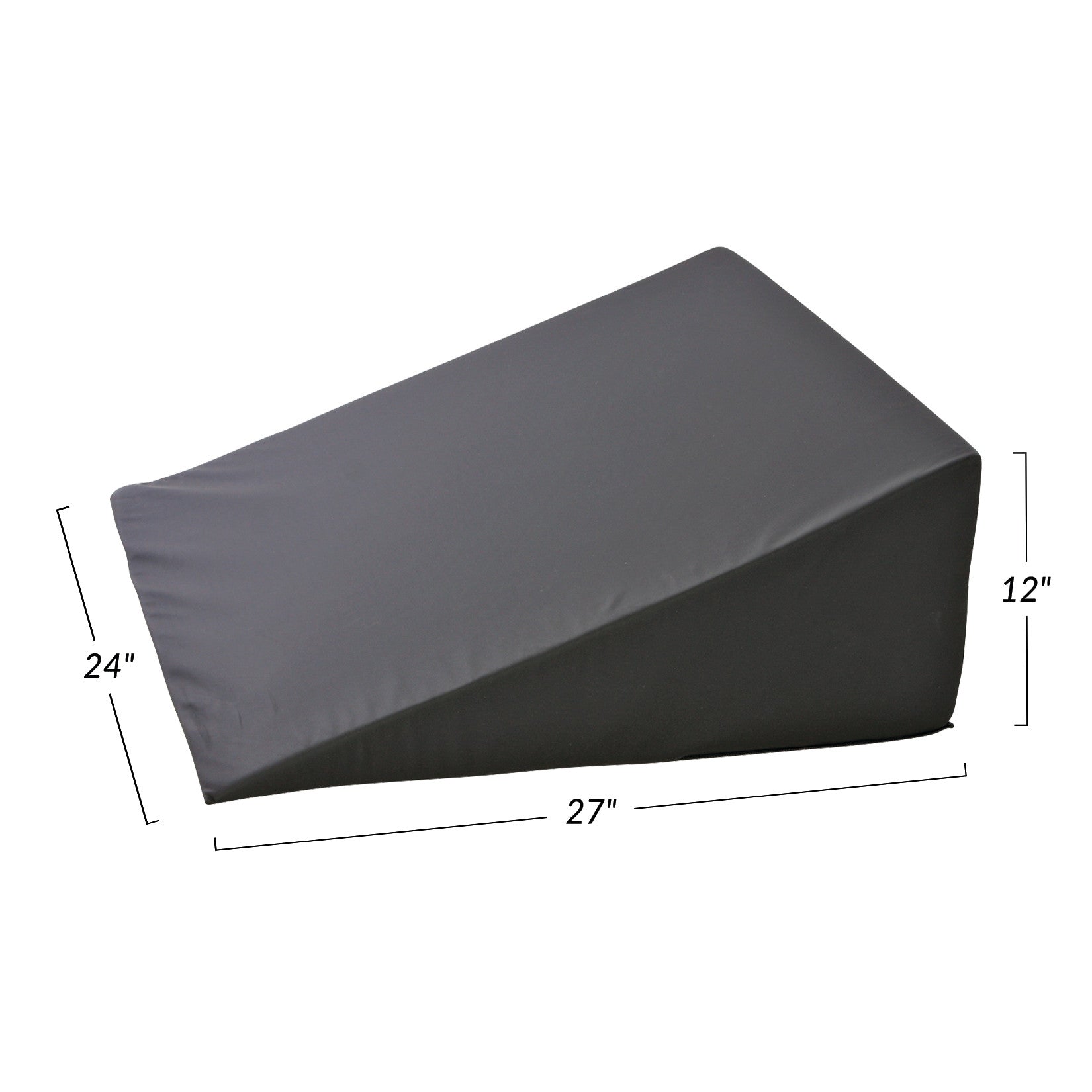 The AliMed Bariatric Anti-Reflux Elevating Bed Wedge is a foam wedge measuring 27" x 24" x 12", designed for elevated sleeping.