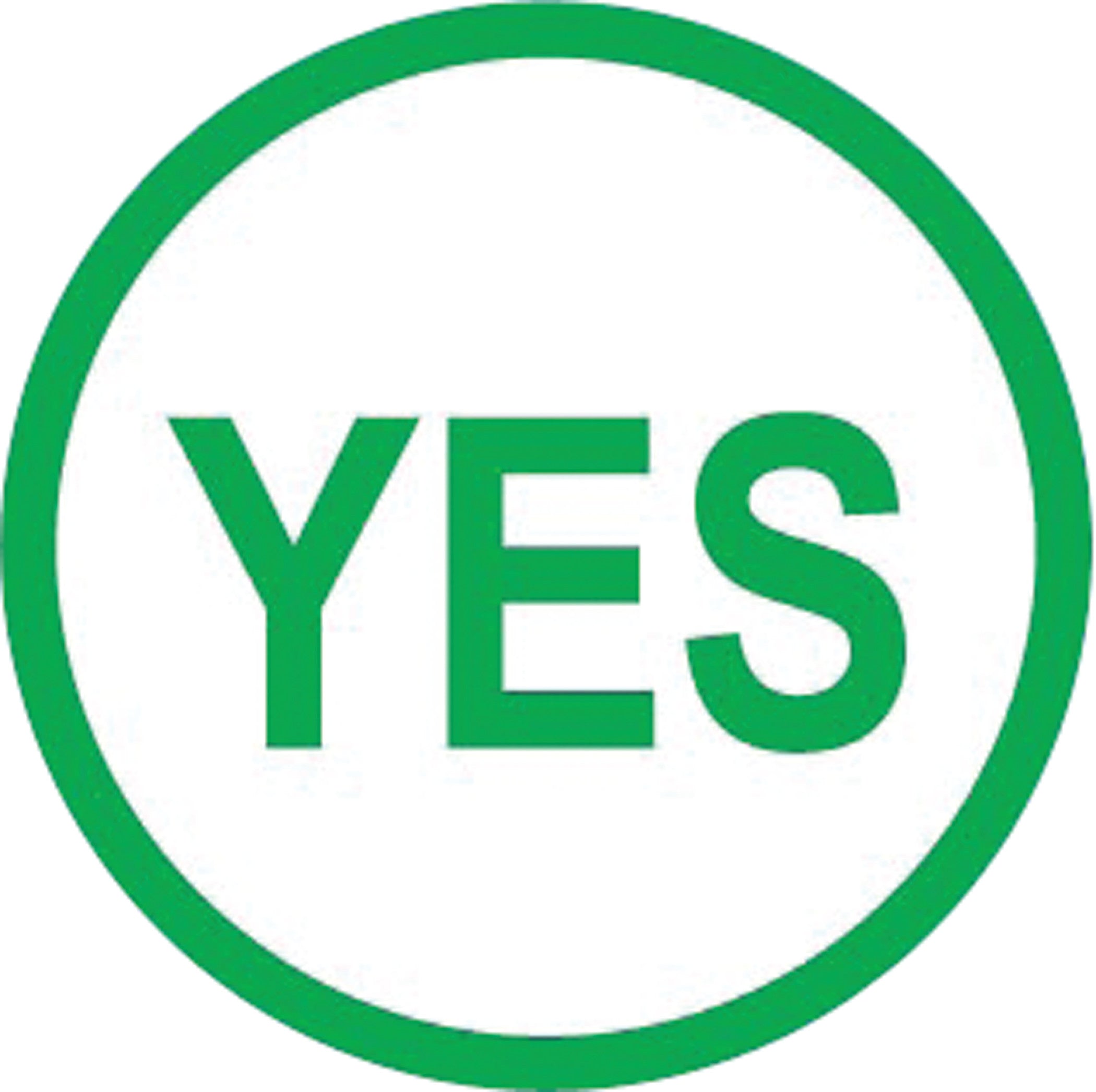 The Viscot TAT "YES" Marker image features the word "YES" in bold green letters enclosed within a green circle.