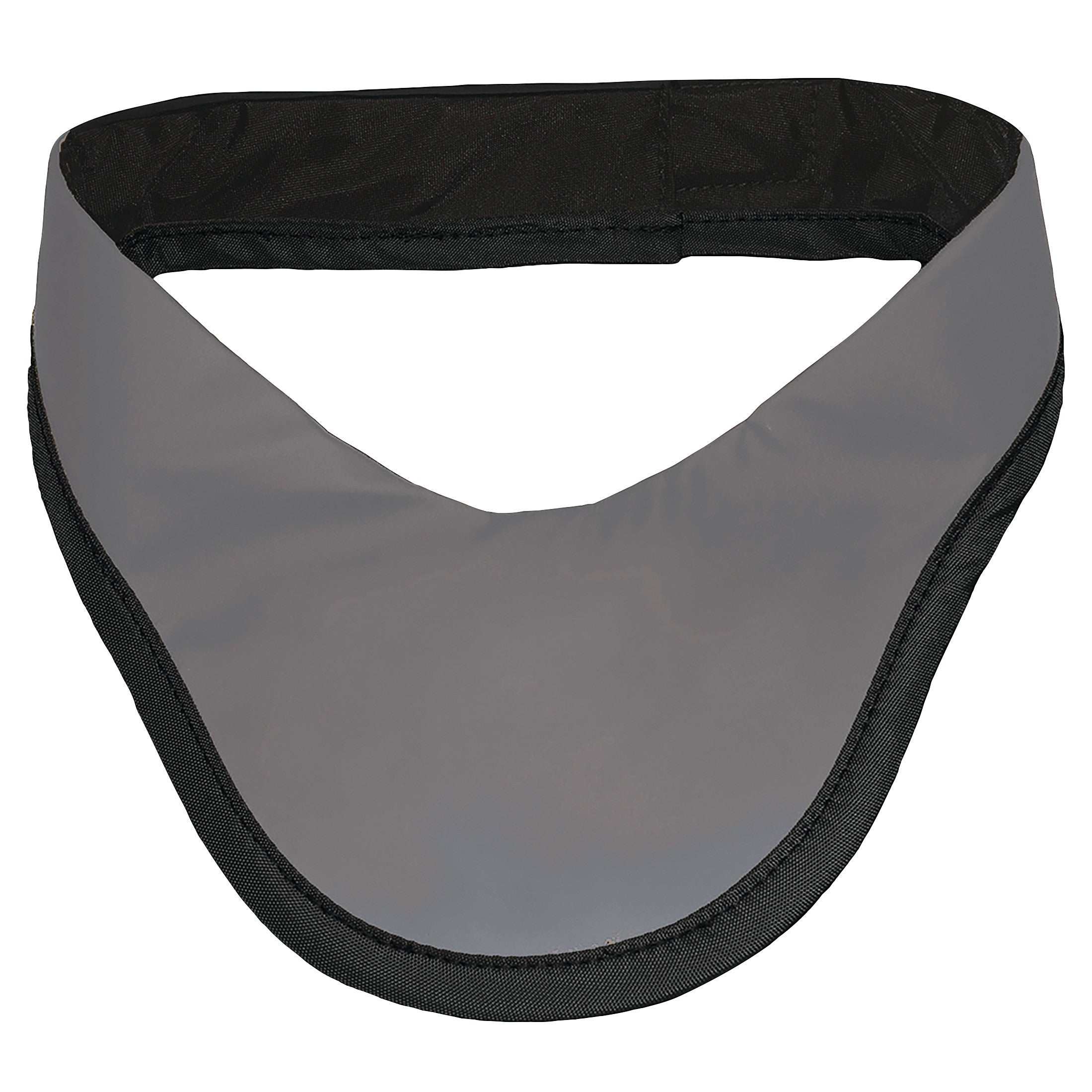 The Barrier Technologies UltraFlex Lead-Free Support Vest and Skirt in gray features a black trim and adjustable fastening.