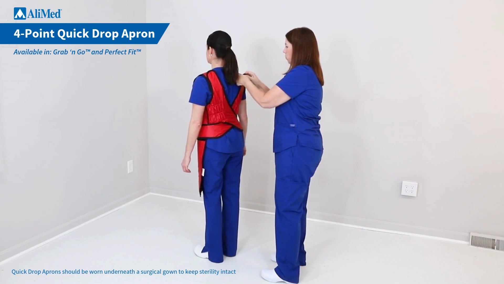 AliMed® 4-Point Quick Drop Apron Video